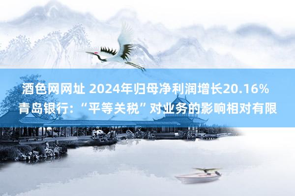 酒色网网址 2024年归母净利润增长20.16% 青岛银行: “平等关税”对业务的影响相对有限